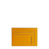Чехол для кредитных карт PIQUADRO BLUE SQUARE шафрановый PP2762B2R/G