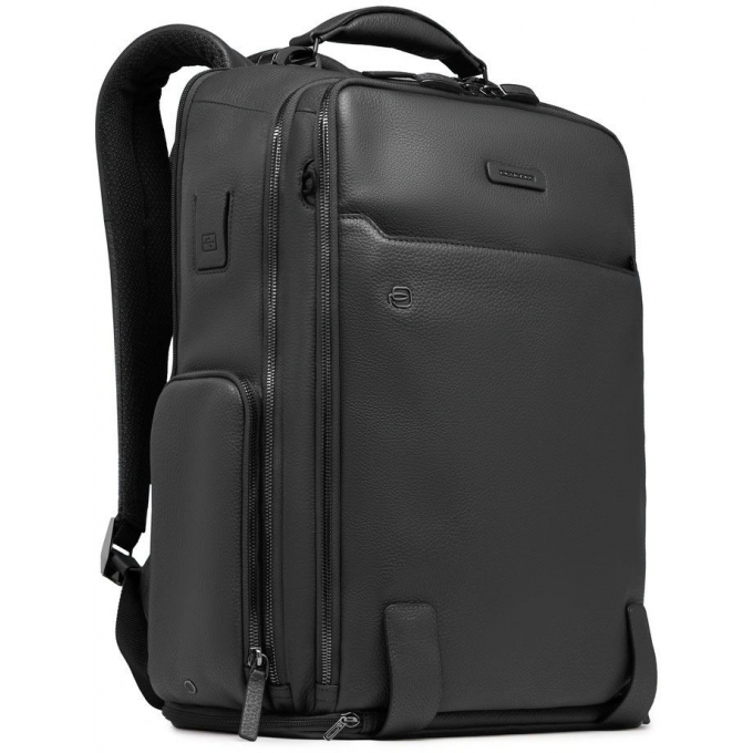 Рюкзак мужской PIQUADRO MODUS черный кожа CA7107MOSBM/N