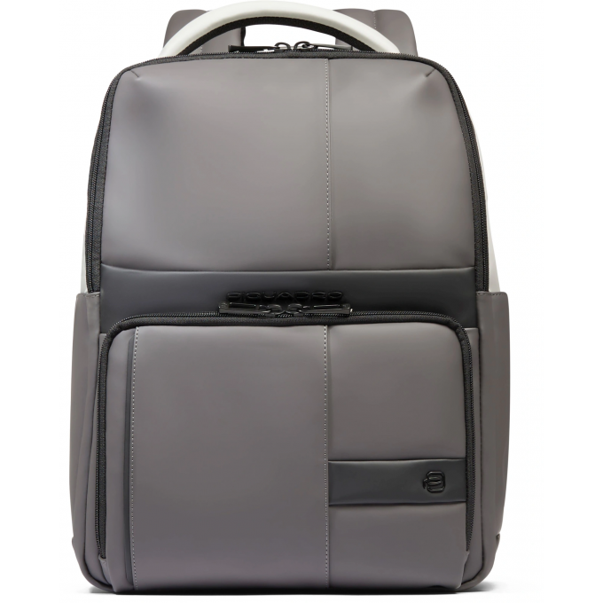 Рюкзак мужской PIQUADRO WOLLEM RUBBER серый/черный нейлон CA6238W129W/GRN