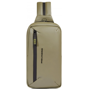Рюкзак слинг PIQUADRO CORNER 2.0 C20W CA6466C2OW/VE3 хаки полиуретан Рюкзак слинг PIQUADRO CORNER 2.0 C20W CA6466C2OW/VE3 хаки полиуретан