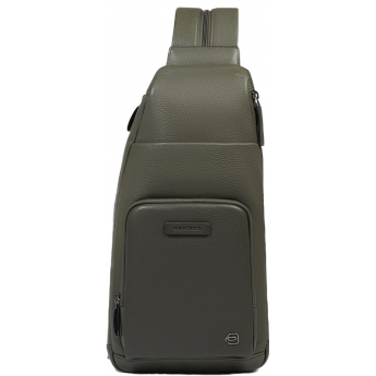 Рюкзак слинг PIQUADRO MODUS SPECIAL CA5577MOS/VEVE оливковый кожа