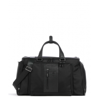 Сумка дорожная PIQUADRO BRIEF2 BV6305BR2/N с отделением для ноутбука черная нейлон/натуральная кожа